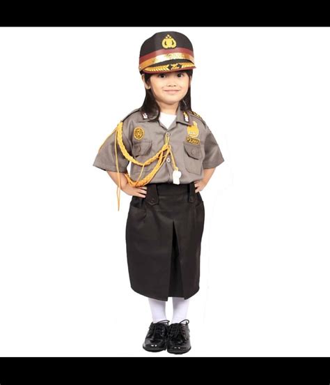Baju polwan anak smp  Baju Seragam Polisi Anak Cilik Pocil Laki Perempuan Termurah Bandung